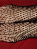 Red lotus (black mesh) [Fanny's feet](3)